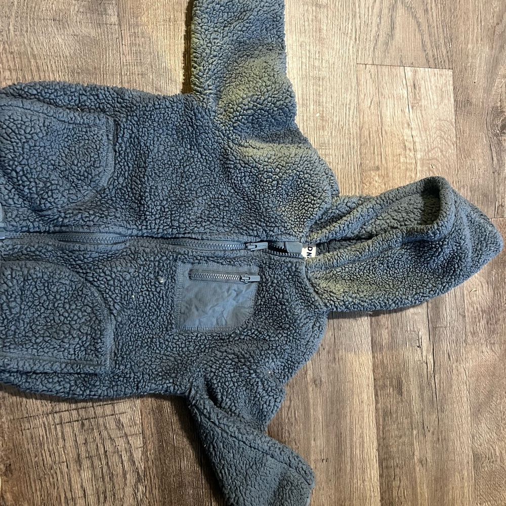 Old Navy Gray Fleece Kids Jacket